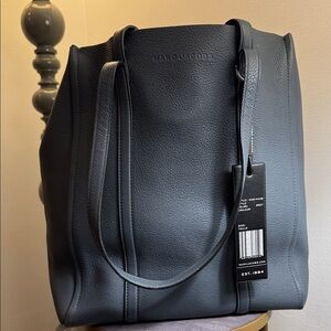 Marc Jacobs Charcoal Grey The Tag 31 Leather Tote Bag